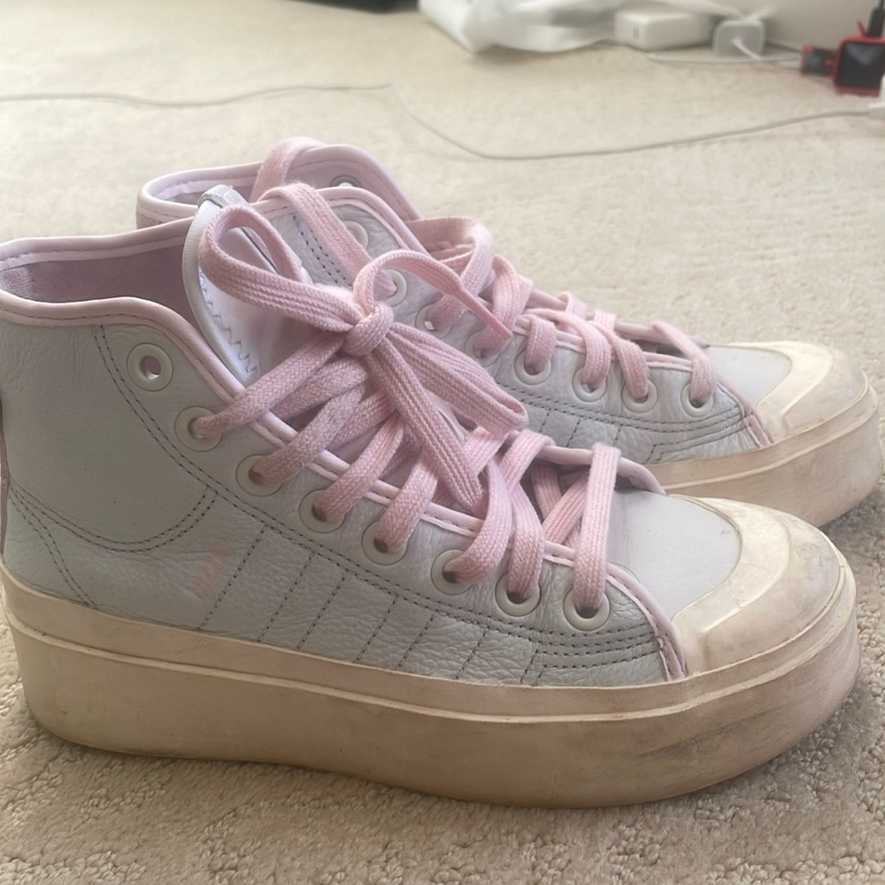 Platform adidas Nizza hi tops